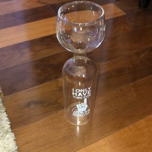The original wine bottle glass